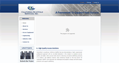 Desktop Screenshot of calscaffold.com
