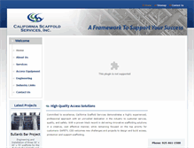 Tablet Screenshot of calscaffold.com